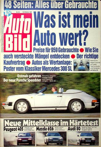 Deckblatt Auto Bild (43/1987)